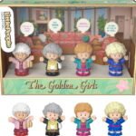 Little People Collector The Golden Girls Special Edition Set for Adults & Fans, 4 Figures