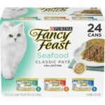 Purina Fancy Feast Classic Pate Wet Cat Food Variety Pack, 3 oz Cans (24 Pack)